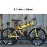 LOVELION Mountain Bike Carbon Steel Frame 24/26 Inch Wheel Dual Disc Brake 24/27 Speed Bicycle Outdoor Downhill Mtb Bicicleta