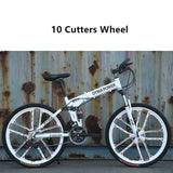 LOVELION Mountain Bike Carbon Steel Frame 24/26 Inch Wheel Dual Disc Brake 24/27 Speed Bicycle Outdoor Downhill Mtb Bicicleta