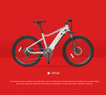 26inch electric mountain bicycle himo c26 ebike off-raod electric bike 48V hidden lithium battery range 40-80km hybrid ebike