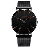 Men Luxury Watches Quartz Wrist watch Man Sport Analog Wristwatch Stainless Steel Casual Bracele Watch Simple Top Brand Clock