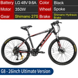 Stealth Electric Bike 26/27.5inch Booster Bicycle Mountain Bike Superteff Snow E-bike Unicycle Wheel 48V9.6A Lithium Battery