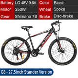 Stealth Electric Bike 26/27.5inch Booster Bicycle Mountain Bike Superteff Snow E-bike Unicycle Wheel 48V9.6A Lithium Battery