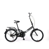 20 Inch Folding Bicycle Aluminum Folding Bike 20" Mini Bike 1 6 Speed Foldable Urban Commuter Bicycle Foldable Bike Easy Carry