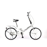 20 Inch Folding Bicycle Aluminum Folding Bike 20" Mini Bike 1 6 Speed Foldable Urban Commuter Bicycle Foldable Bike Easy Carry