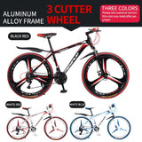 21/24/27 speed mountain bike shock absorber bike 26 inch disc brake 21 speed student car adult bicycle