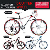 21/24/27 speed mountain bike shock absorber bike 26 inch disc brake 21 speed student car adult bicycle