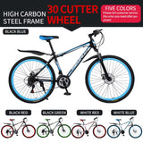 21/24/27 speed mountain bike shock absorber bike 26 inch disc brake 21 speed student car adult bicycle