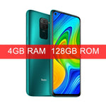 Global Version Xiaomi Redmi Note 9 Smartphone 4GB 128GB Helio G85 6.53 48MP AI Quad Camera Mobile Phones 5020mAh Big Battery