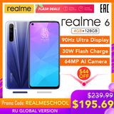 realme 6 Global Version Mobile Phone 4GB RAM 128GB