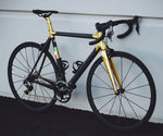 Gold logo Black Colnago C60 complete Bicycle full carbon road bike 105 R7000 Groupset 50mm carbon wheelset Novatec A271 hubs